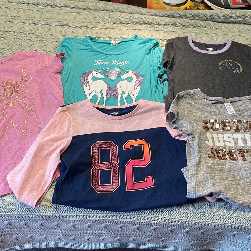 Girls 10/12 shirt bundle bundle of 5